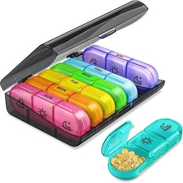 Medicine Holder Storage Box - 7-Day Pill Organiser